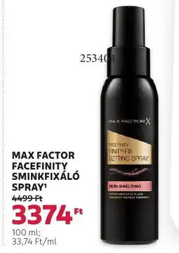 Rossmann Max factor facefinity sminkfixáló spray ajánlat