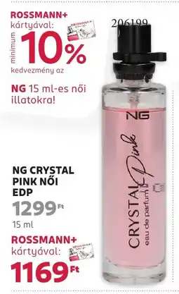 Rossmann Ng crystal pink nőI edp ajánlat