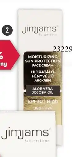 Rossmann Jimjams serum line f30 hidratáló fényvédő arckrém ajánlat