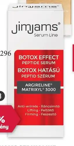 Rossmann Jimjams serum line botox hatású peptid szérum ajánlat