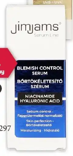 Rossmann Jimjams serum line niacinamide bőrtökéletesítő szérum ajánlat