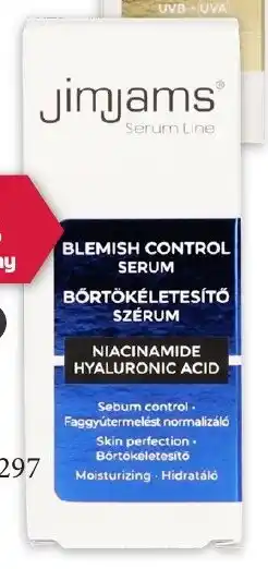 Rossmann Jimjams serum line niacinamide bőrtökéletesítő szérum ajánlat