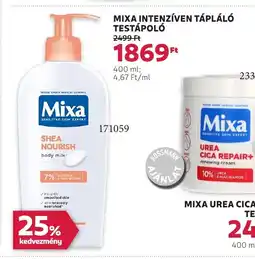 Rossmann Mixa intenzíven tápláló testápoló ajánlat