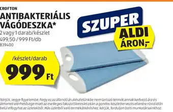 ALDI Antibakteriális vágdeszka ajánlat