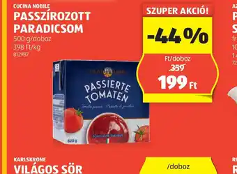 ALDI Cucina nobile Passzírozott Paradicsom ajánlat