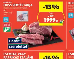 ALDI Friss sertés tarja ajánlat