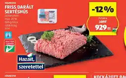 ALDI Friss darált sertéshús ajánlat