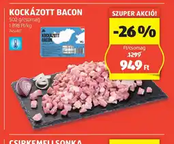 ALDI Kockázott Bacon ajánlat