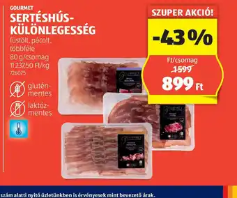 ALDI Gourmet Sertéshús-különlegesség ajánlat