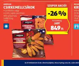 ALDI American Csirkemellcsikk ajánlat