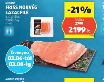 ALDI Gourmet Friss Norvég Lazacfilé ajánlat