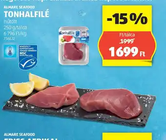 ALDI Tonhalfilé ajánlat