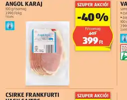 ALDI Angol Karaj ajánlat