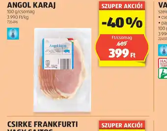 ALDI Angol Karaj ajánlat