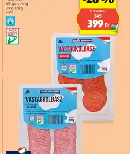 ALDI Vastagkolbász ajánlat