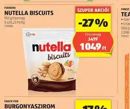 ALDI Nutella Biscuits ajánlat