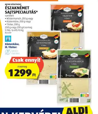 ALDI Német Sajtspecialitás ajánlat