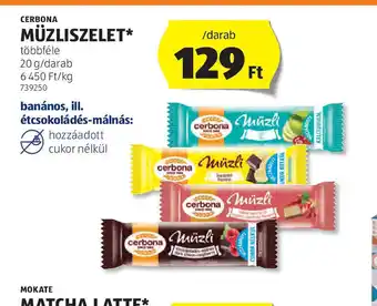 ALDI Cerbona Müsliszelet ajánlat