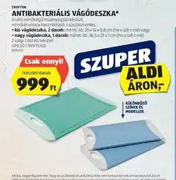 ALDI Crofton Antibakteriális Vágdeszka+ ajánlat