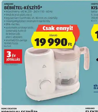 ALDI Bébiétel-kész Δtő ajánlat