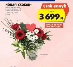 ALDI Nőnapi csokor ajánlat