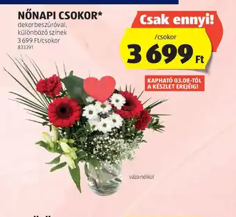 ALDI Nőnapi csokor ajánlat