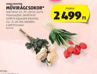 ALDI Home Creation művirágcsokor ajánlat