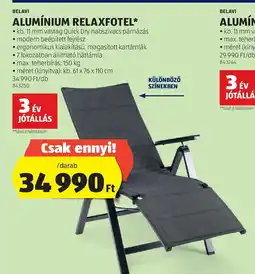 ALDI Alum /darabnium Relaxfotel ajánlat