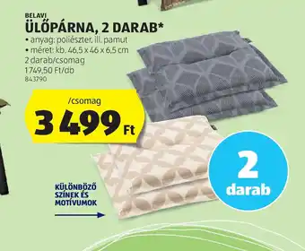 ALDI Beltéri ülőpárna, 2 darab ajánlat