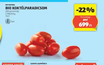 ALDI Bio Natura Bio Koktélparadicsom ajánlat