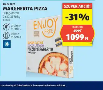 ALDI Enjoy Free Margherita Pizza ajánlat