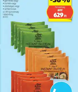 ALDI Ázsia Garden Instant Tésztaétel ajánlat