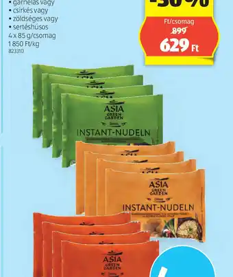 ALDI Ázsia Garden Instant Tésztaétel ajánlat