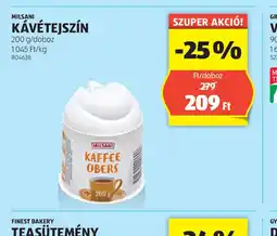 ALDI MilSam Kávétejszín ajánlat