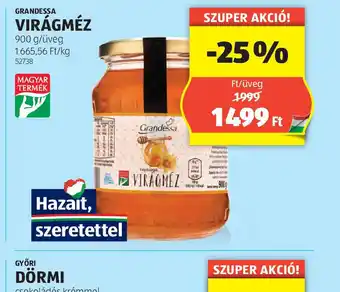 ALDI Granbessa Virágméz ajánlat