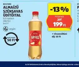 ALDI Bio D Oro Almázú Szénsavas Üdítőital ajánlat