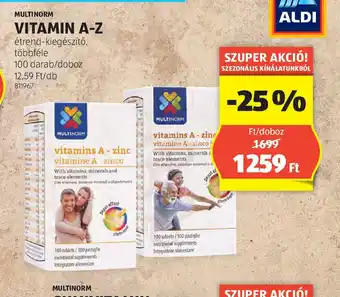 ALDI Multivitamin A-Z ajánlat