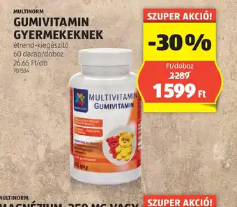 ALDI Multivitamin Gumivitamin Gyerekeknek ajánlat