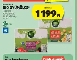 ALDI Bio Natura Bio Gyümölcs ajánlat