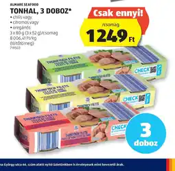 ALDI Almare Seafood Tonhal, 3 doboz ajánlat