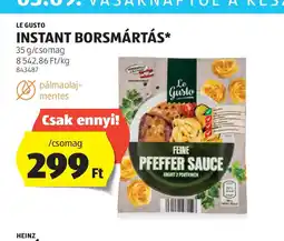 ALDI Le Gusto Instant Borsmártás ajánlat