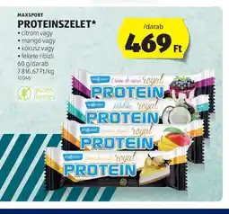 ALDI Maxsport Proteinszelet ajánlat