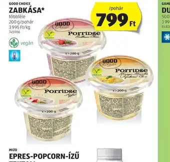 ALDI Good Choice Zabkása ajánlat