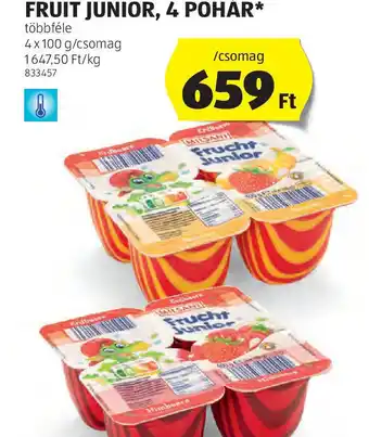 ALDI Pilos Fruit Junior, 4 pohár ajánlat