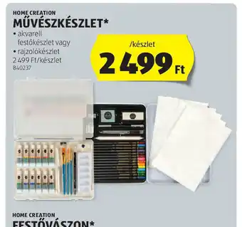 ALDI Home Creation Művészkeszlet ajánlat