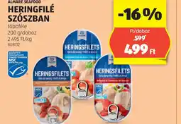 ALDI Almare Seafood Heringfilé szószban ajánlat