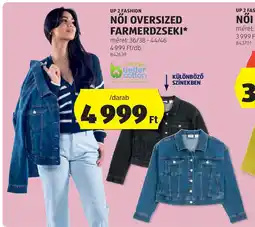 ALDI Up 2 Fashion Női oversized famerdzseki ajánlat