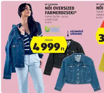 ALDI Up 2 Fashion Női oversized famerdzseki ajánlat