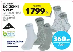 ALDI Up 2 Fashion Női zokni ajánlat