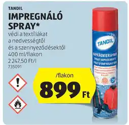 ALDI Tandil Impregnáló spray ajánlat